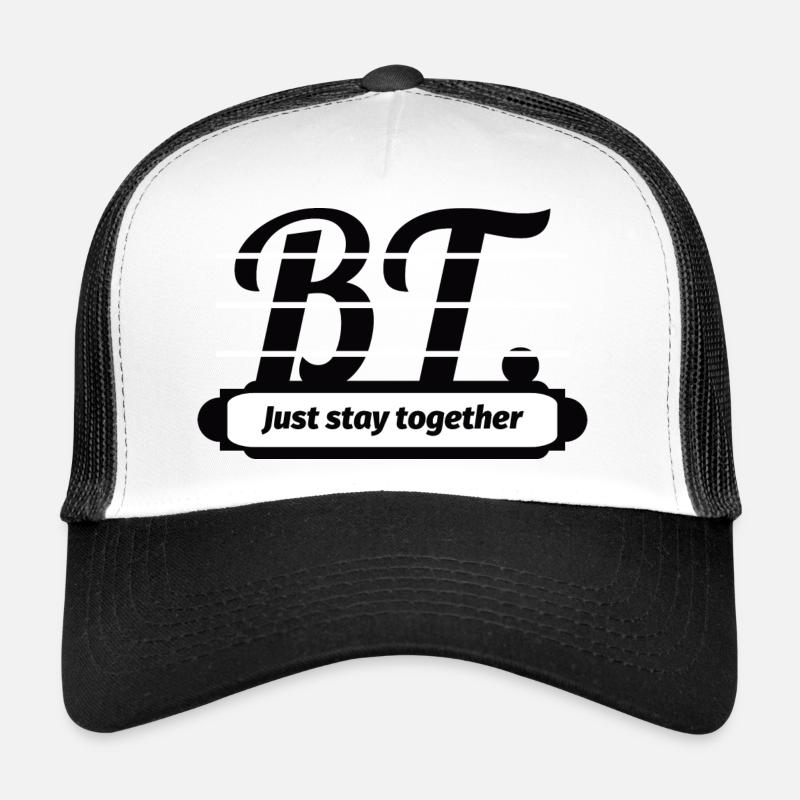 BT. - Just stay together - Trucker Cap - Weiß/Schwarz