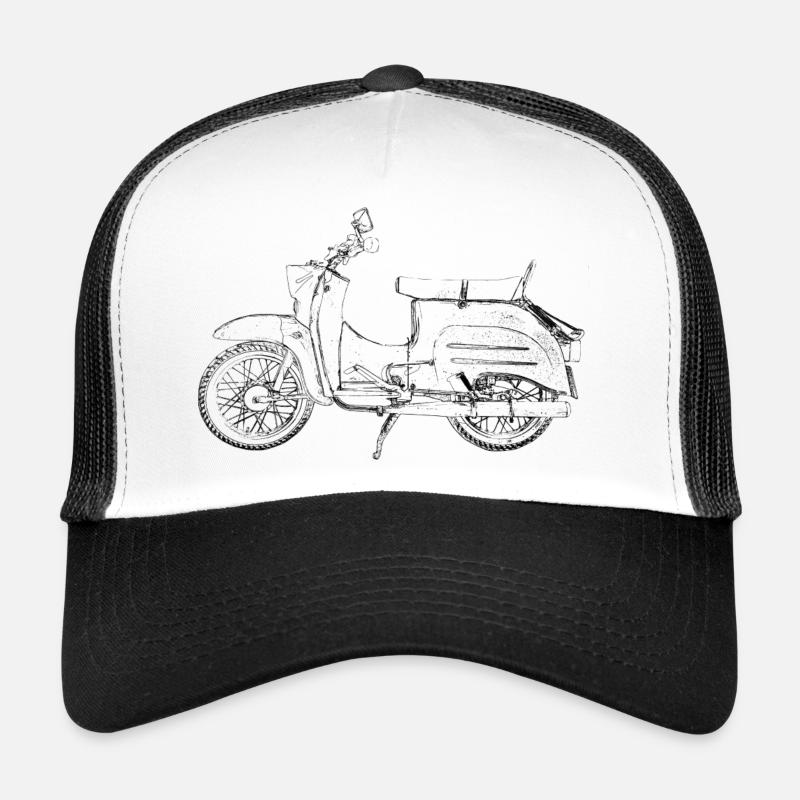 Schwarze Silhouette Schwalbe KR51/1 Trucker Cap
