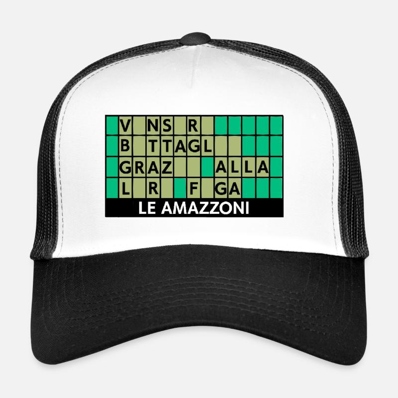 La Roue de la Fortune - Casquette trucker  - blanc/noir