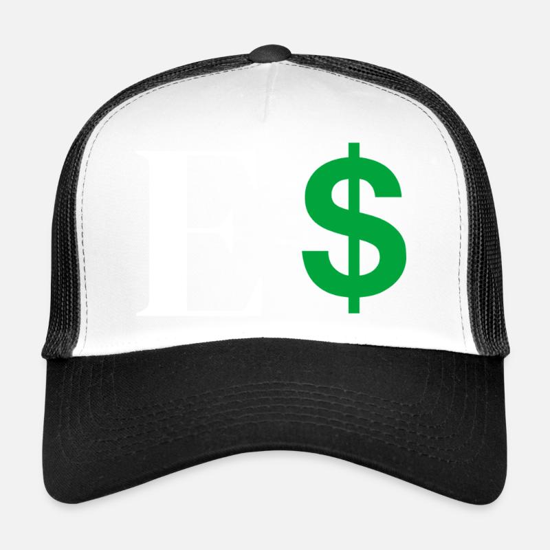 Lettre e dollar Casquette trucker 