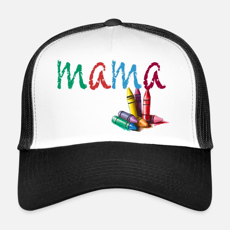 Maman - Craie colorée Casquette trucker 