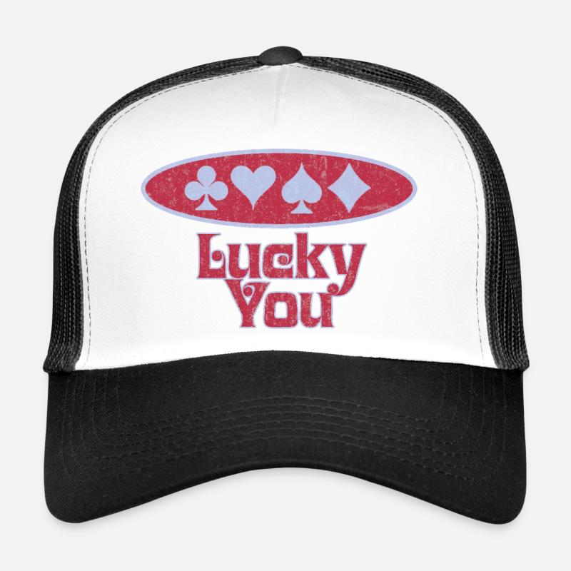 Chance de carte : Vous avez de la chance Casquette trucker 