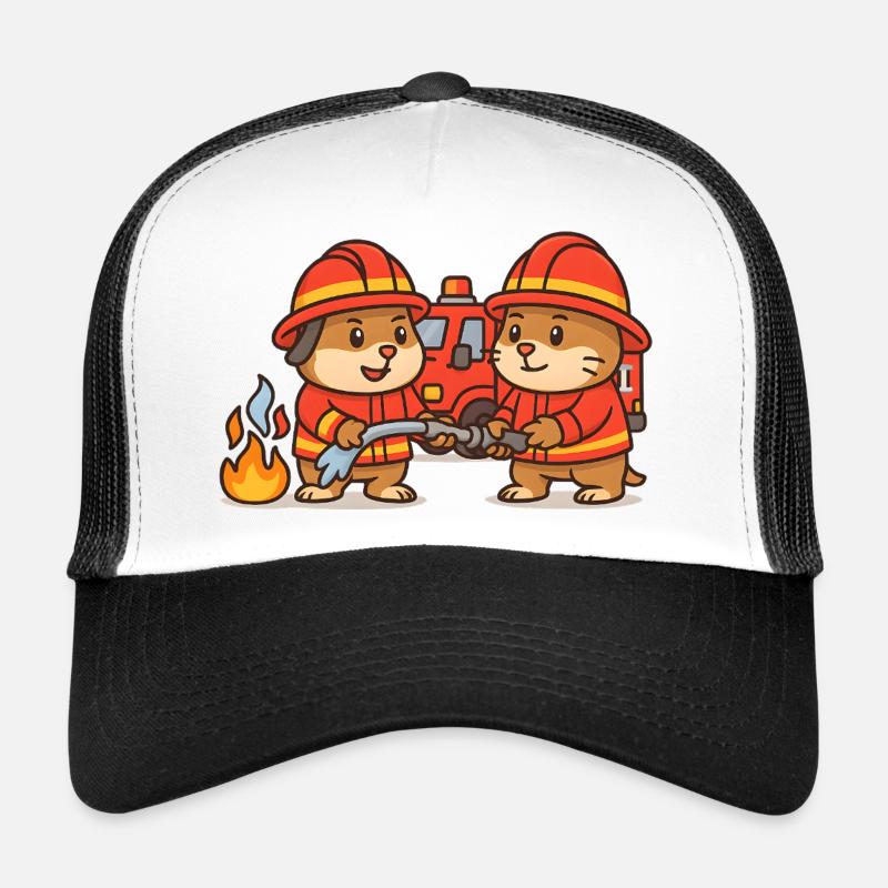 Hamsters pompiers Casquette trucker 
