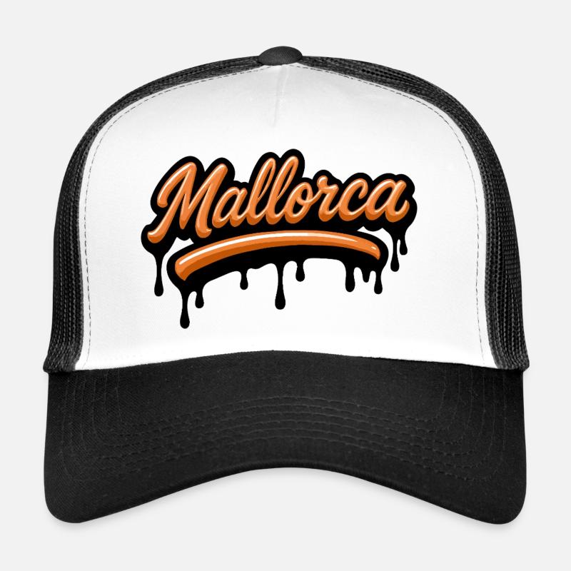 Lettrage de Majorque Casquette trucker 