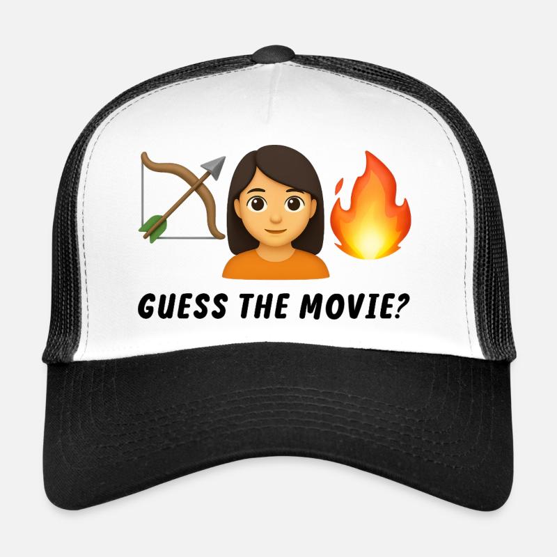Adventure and Fire Motif Design Trucker Cap