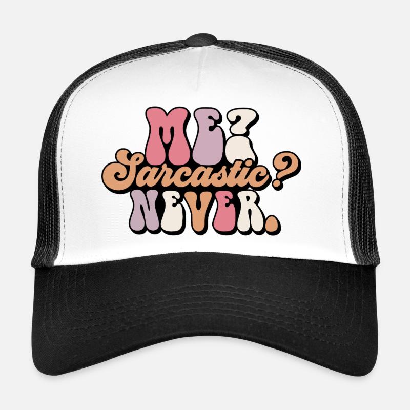 Conception de texte sarcastique inoffensif Casquette trucker 
