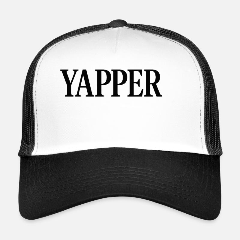 Yapper - Trucker Cap - white/black