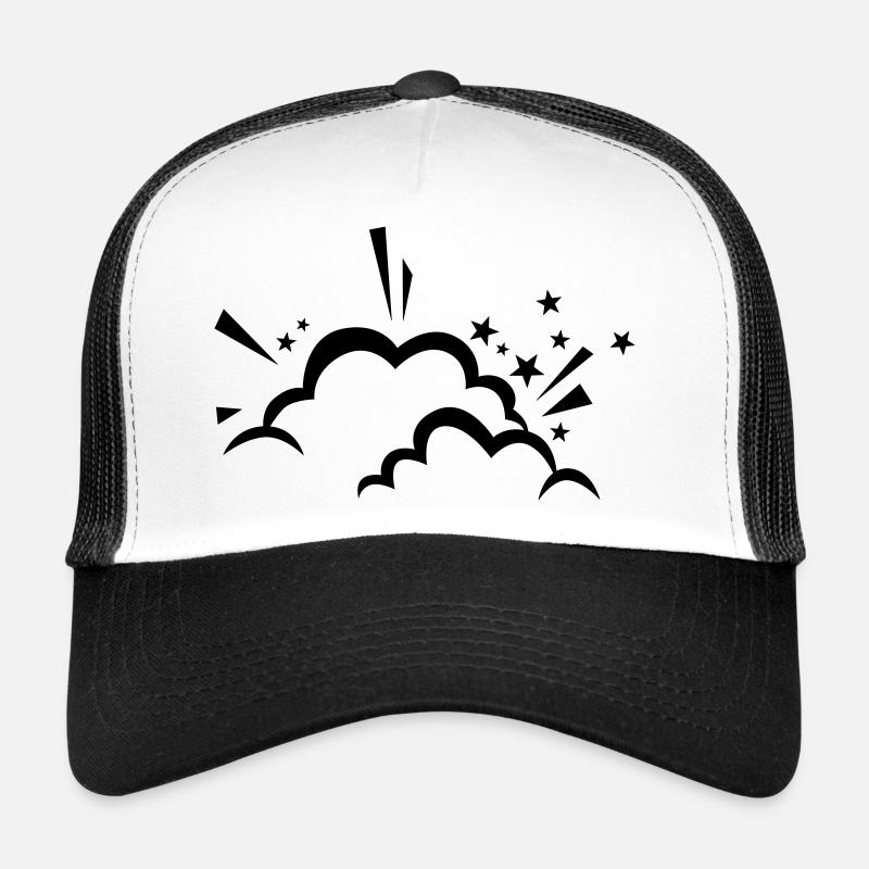 Nuage comique après l’explosion Casquette trucker 