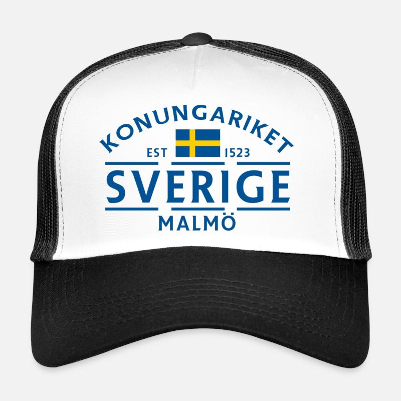 Sweden Malmö Official Logo Trucker Cap