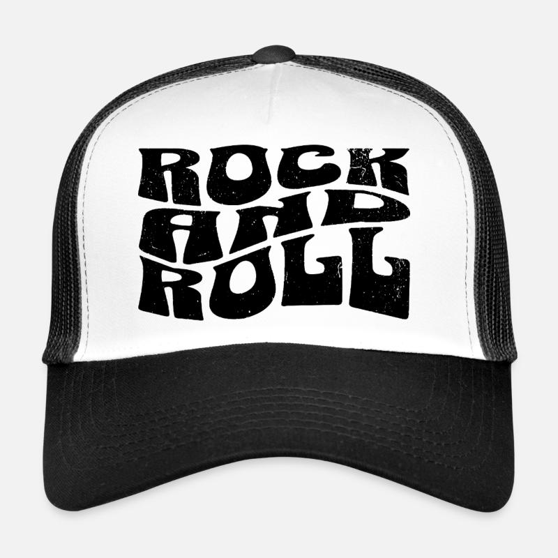 Conception du logo Rock and Roll Casquette trucker 