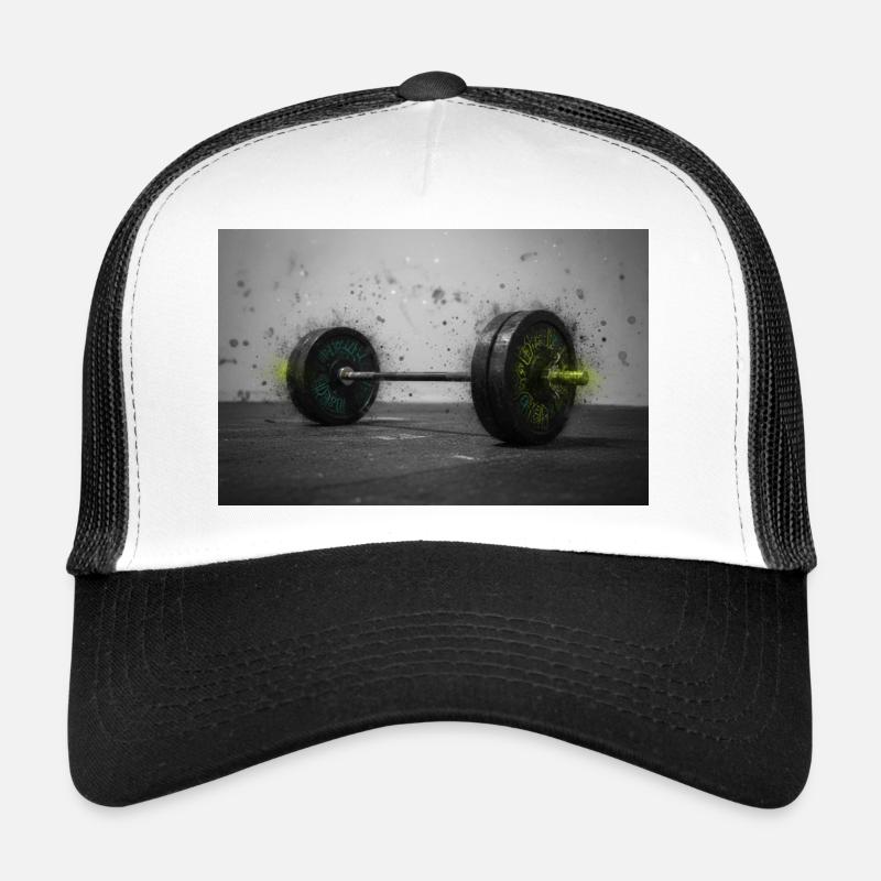 Runeforge - Casquette trucker  - blanc/noir