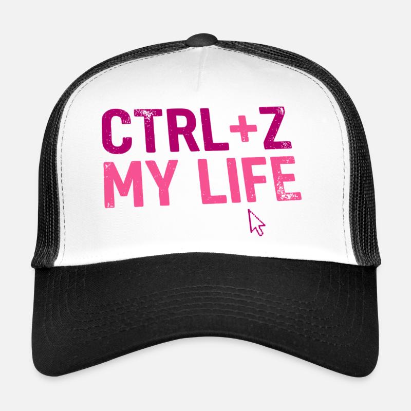 Developer Fun Bag, CTRL + Z My Life Trucker Cap