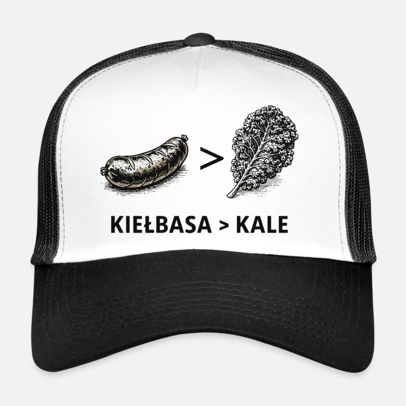 Kielbasa Greater Than Kale Trucker Cap