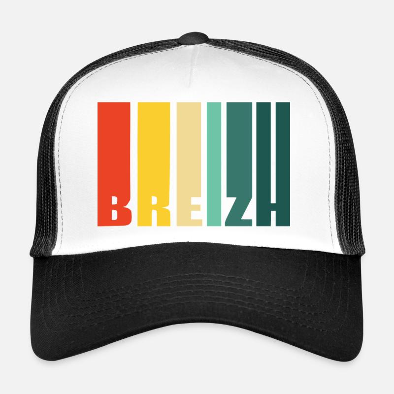 Breizh - Trucker Cap - Weiß/Schwarz