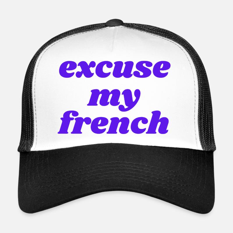 Pardonnez-moi l’expression Casquette trucker 