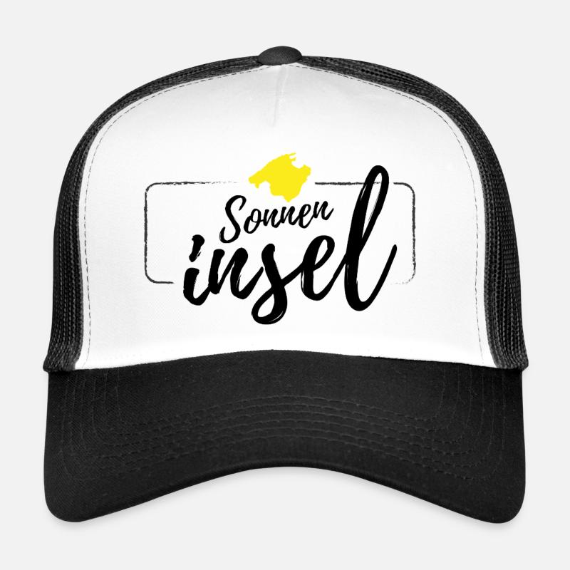 Mallorca Island Sun Island Malle Design Trucker Cap