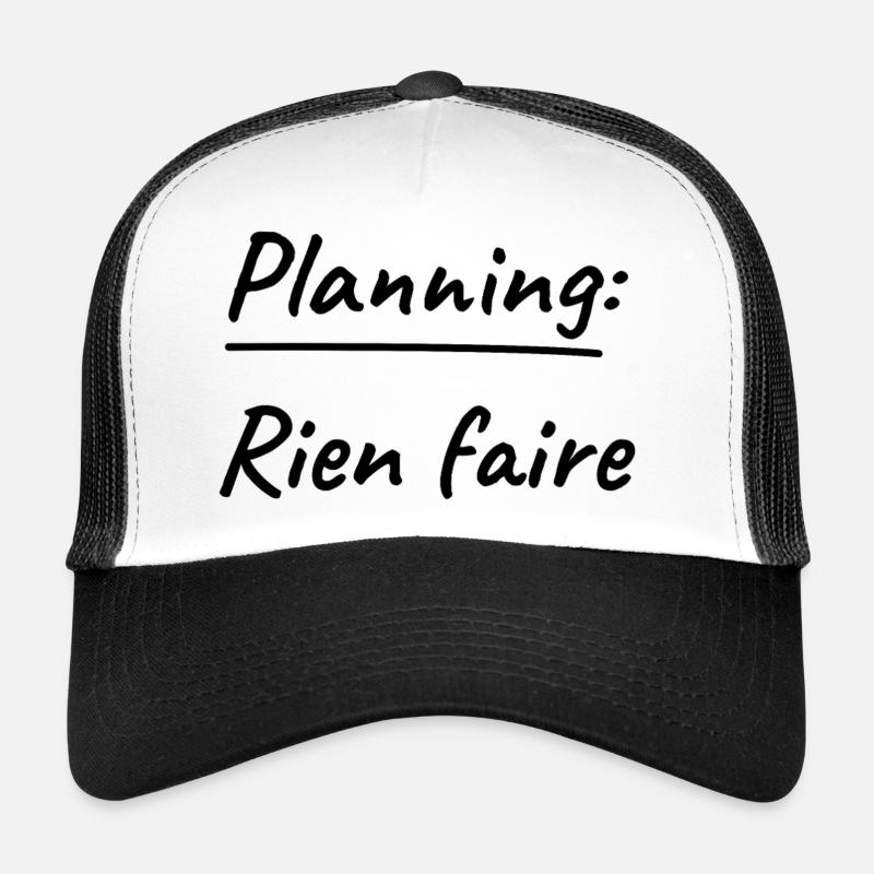 Planen Nichts zu tun Trucker Cap