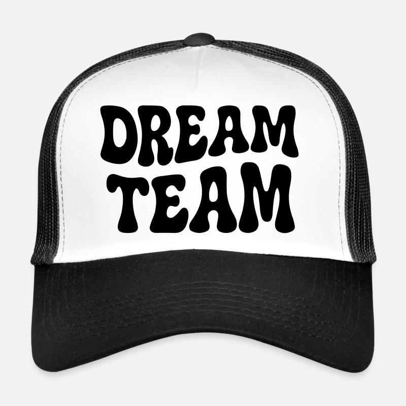 Retro Seventies Dream Team Typography Trucker Cap