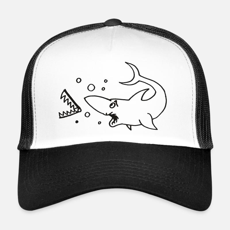 Shark perd des dents Casquette trucker 