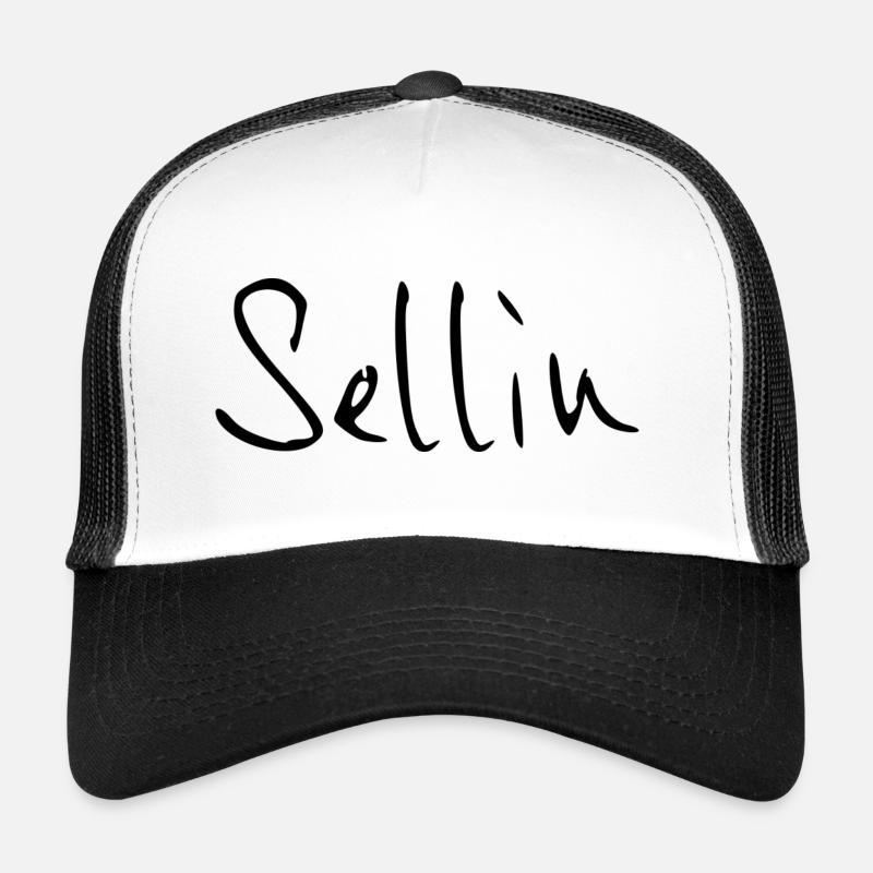 Sellin auf Rügen - Trucker Cap - Weiß/Schwarz