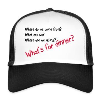 Funny quotes - Trucker Cap - white/black - Front