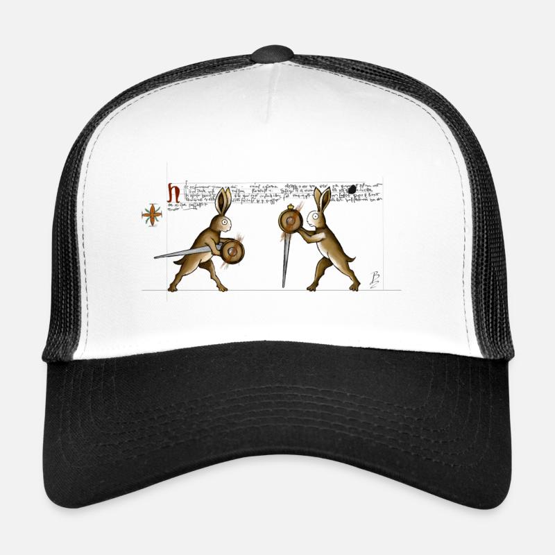 Rabbits in Towerfechtbuch Trucker Cap