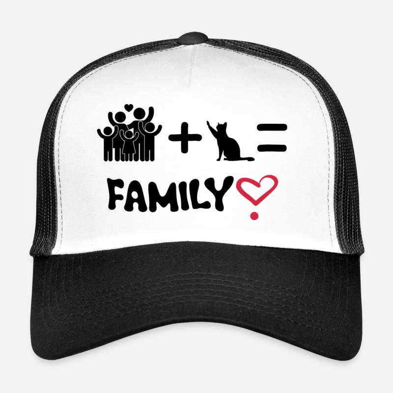 Graphique de la famille Chat Casquette trucker 