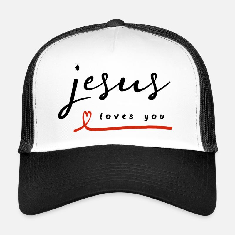 Jésus t’aime comme tu es | Évangélisation Casquette trucker 