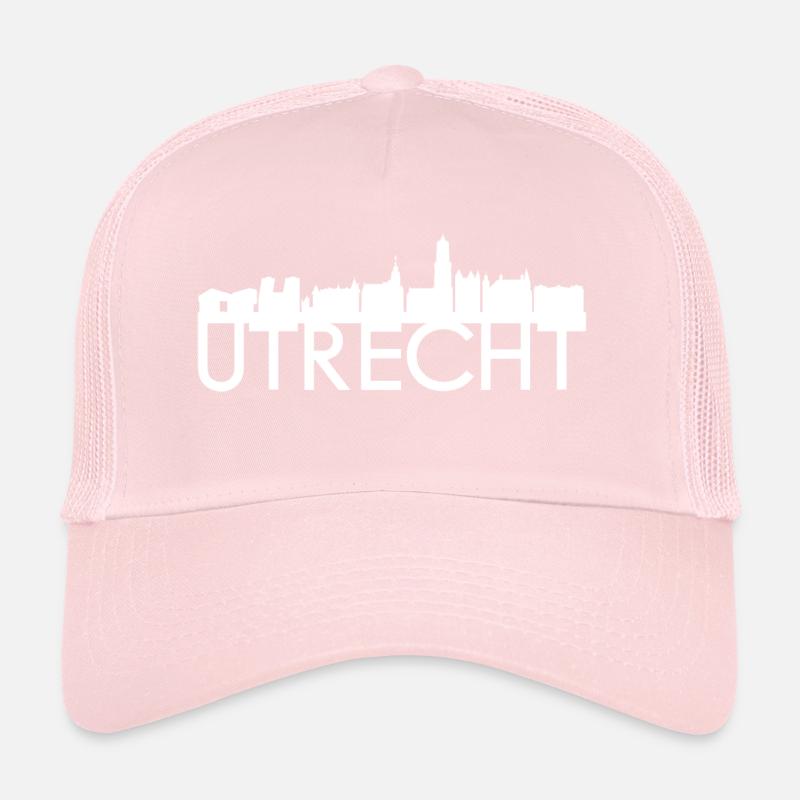 Utrecht Netherlands skyline gift idea Trucker Cap