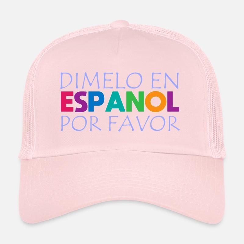 Espagnol Professeur d’espagnol Langue Casquette trucker 