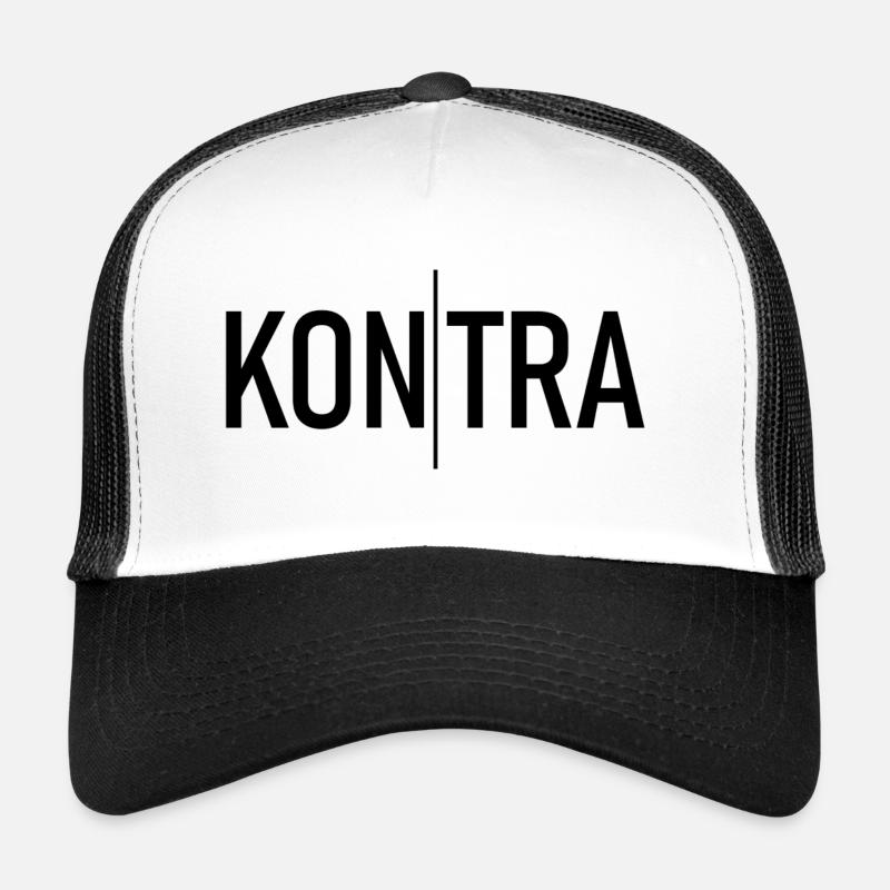 Kontra - Trucker Cap - Weiß/Schwarz