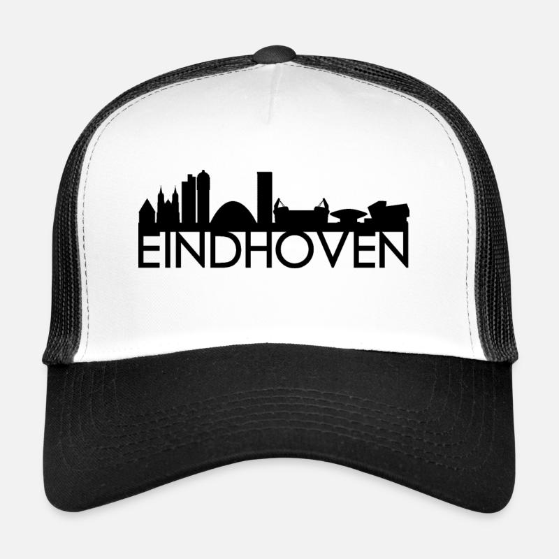 Eindhoven Netherlands skyline gift idea Trucker Cap