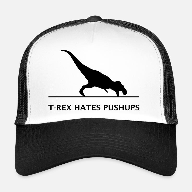 T-rex hates pushups Casquette trucker 