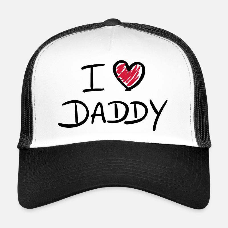 i love daddy Trucker Cap