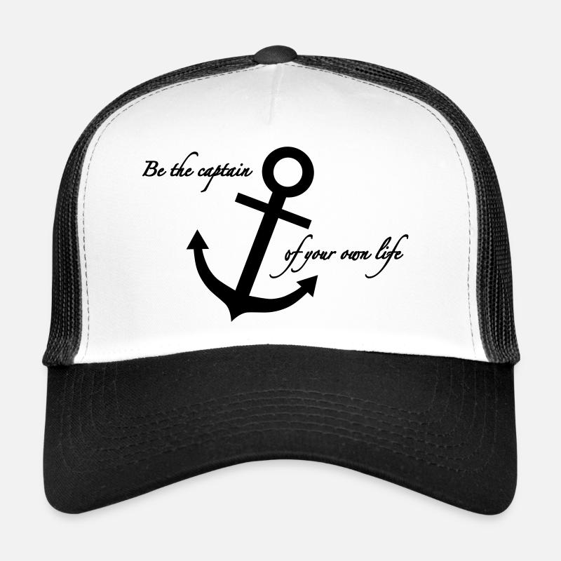 Ancor of life - Trucker Cap - Weiß/Schwarz