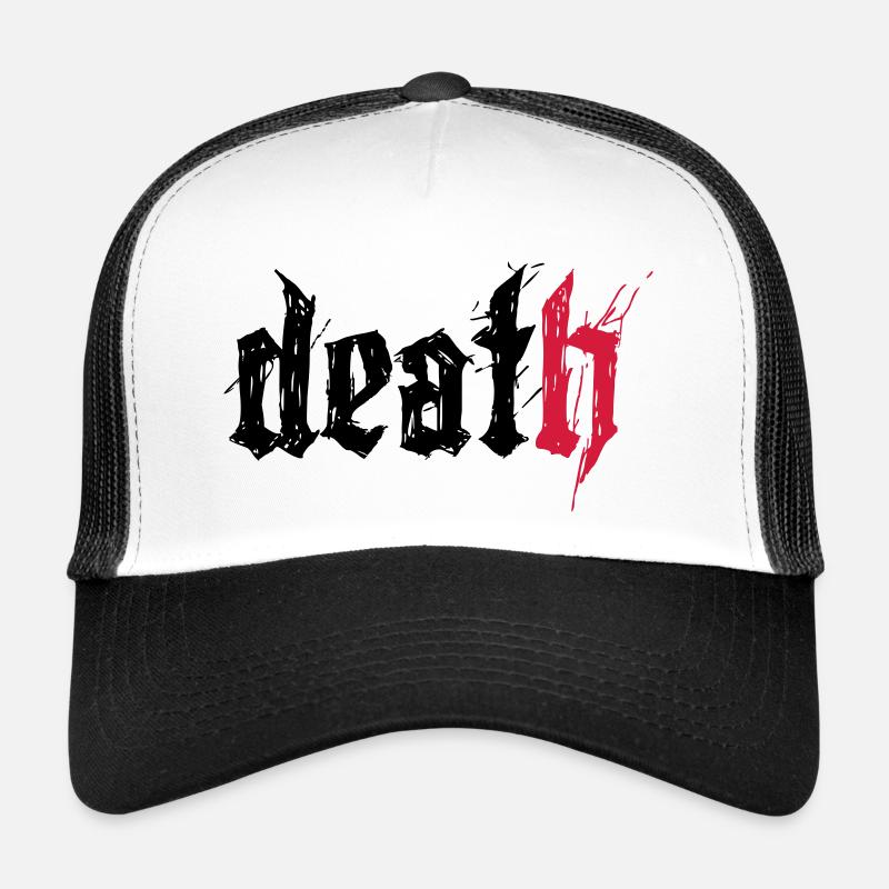 died - Trucker Cap - Weiß/Schwarz