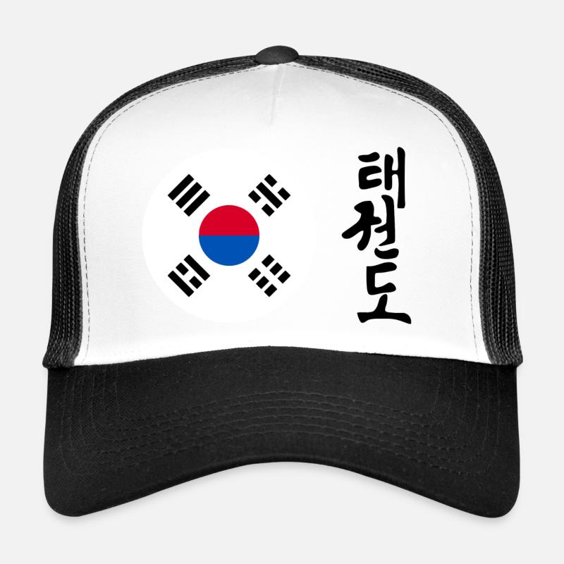 Taekwondo Taekwondoin Tae-Kwon-Do Tae Kwon Do - Trucker Cap - Weiß/Schwarz