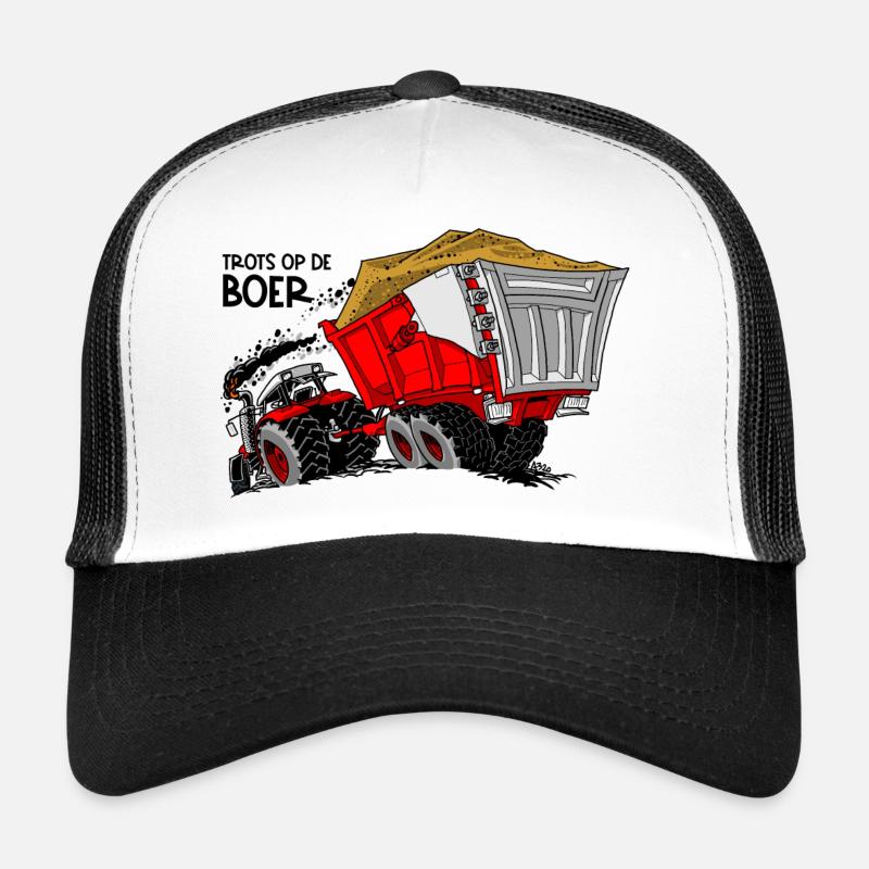 0954 Fier du fermier COULEUR Casquette trucker 