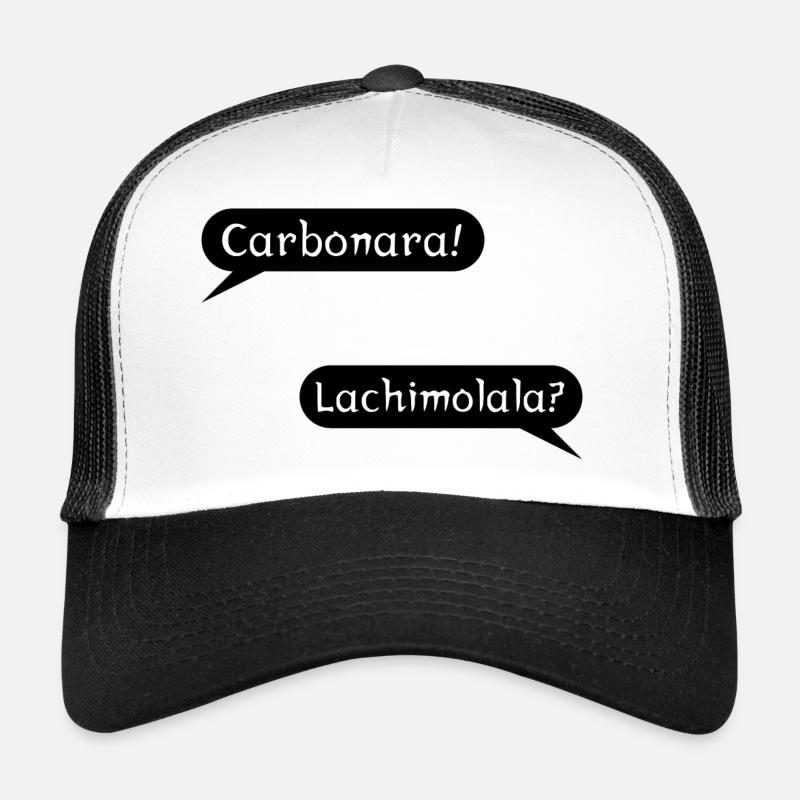 Lachimolala 4 - Trucker Cap - Weiß/Schwarz