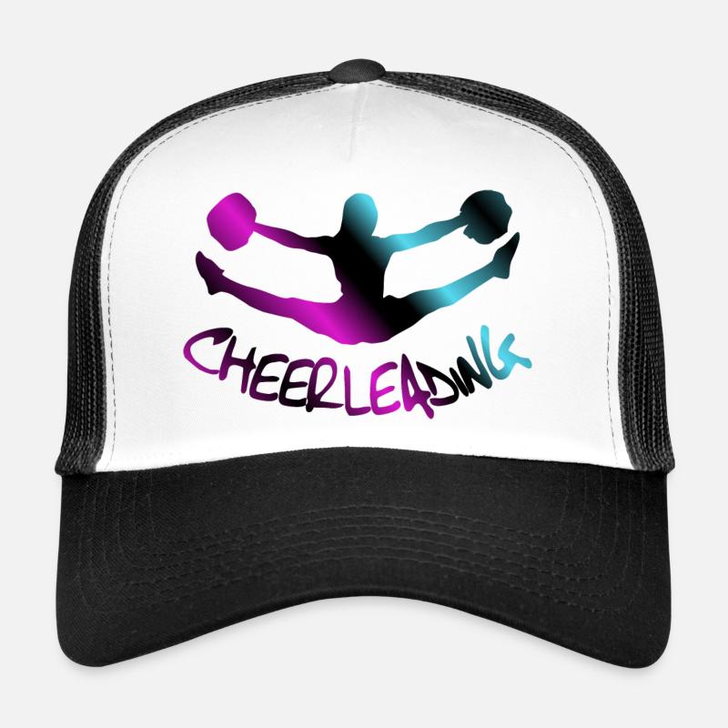 Cheerleading, Cheerleader - Trucker Cap - Weiß/Schwarz