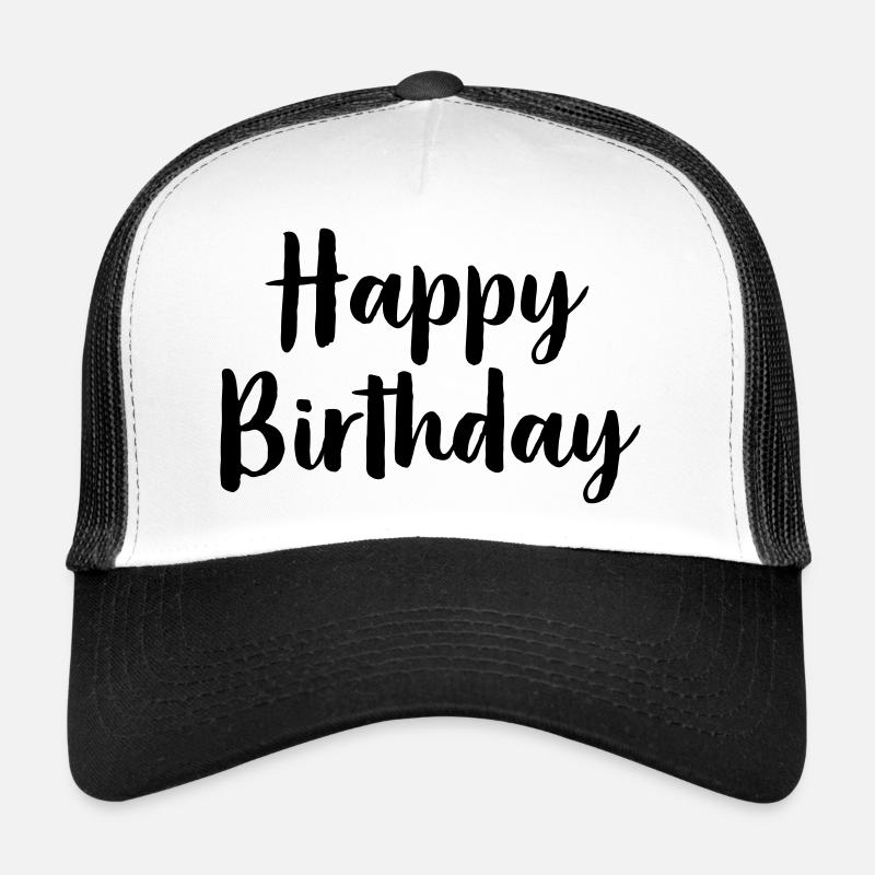 Joyeux anniversaire Casquette trucker 