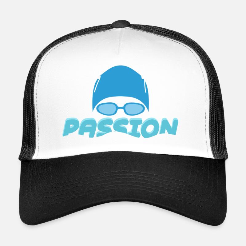 Swim - Trucker Cap - Weiß/Schwarz