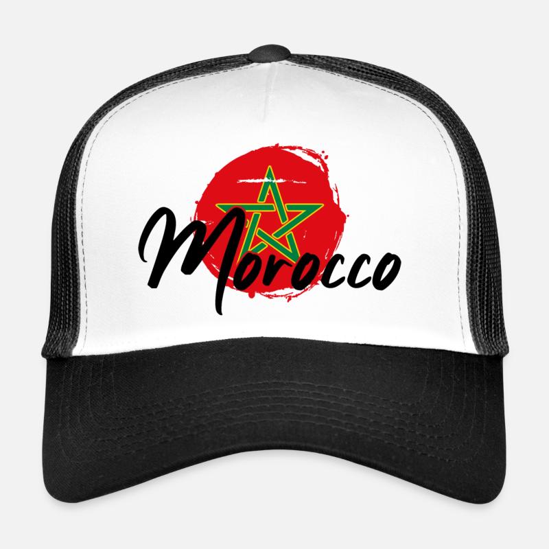 Drapeau du Maroc Casquette trucker 