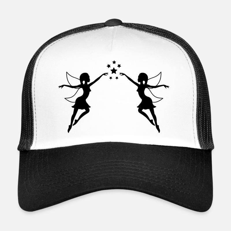 Feen Zauber - Trucker Cap - Weiß/Schwarz