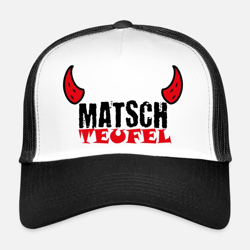 Muddy run shirt Teamshirt Matsch mud Lauf Schlamm - Trucker Cap - Weiß/Schwarz