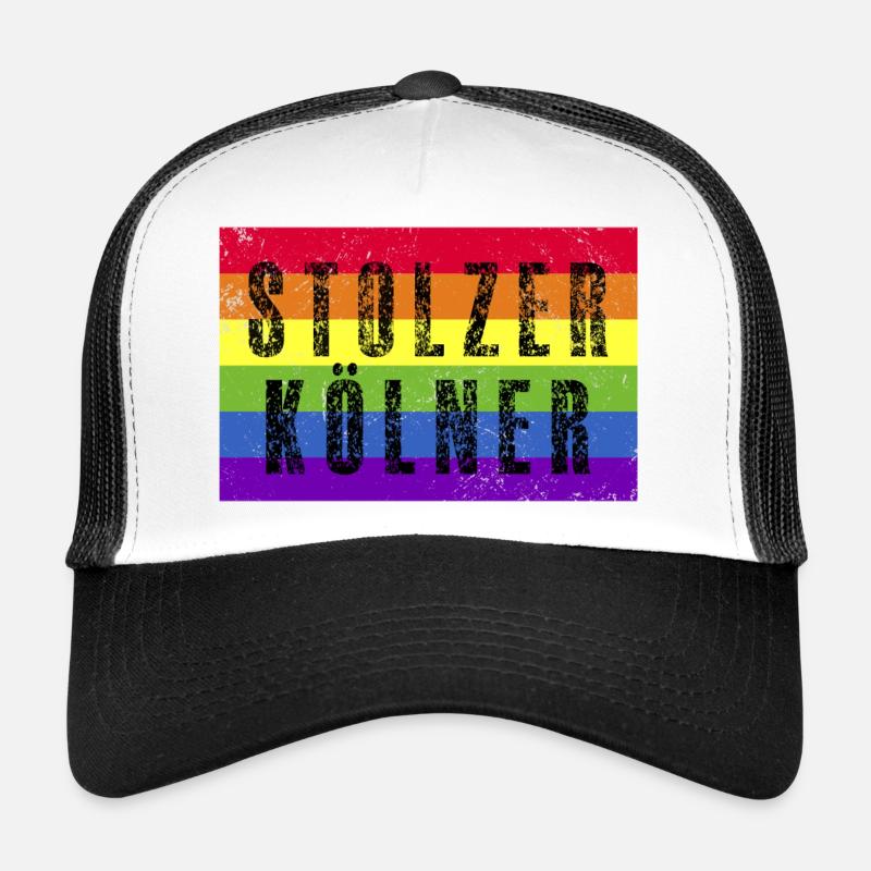 Stolzer Kölner - Regenbogenfahne Trucker Cap