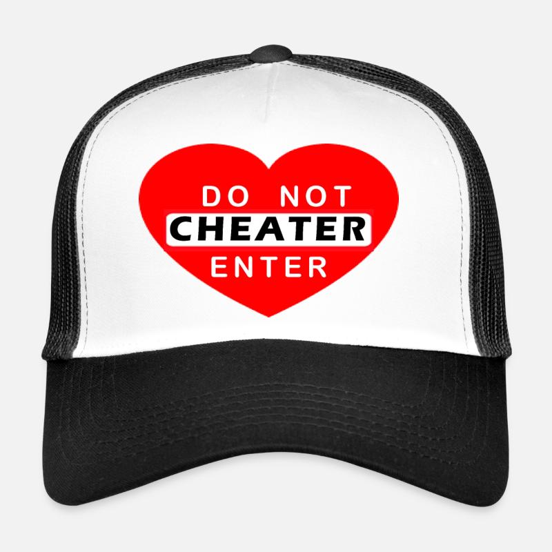 DO NOT ENTER CHEATER Casquette trucker 