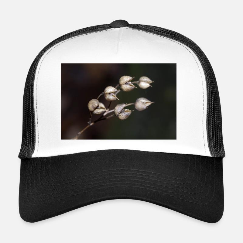Trockenblume - Trucker Cap - Weiß/Schwarz