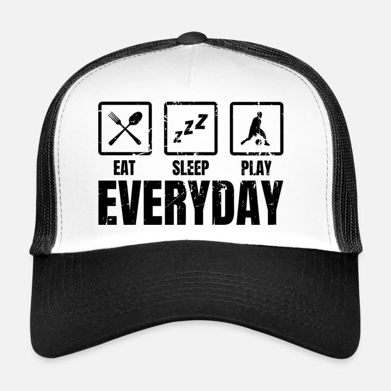 Eating Sleeping Playing Basketball Trucker Cap