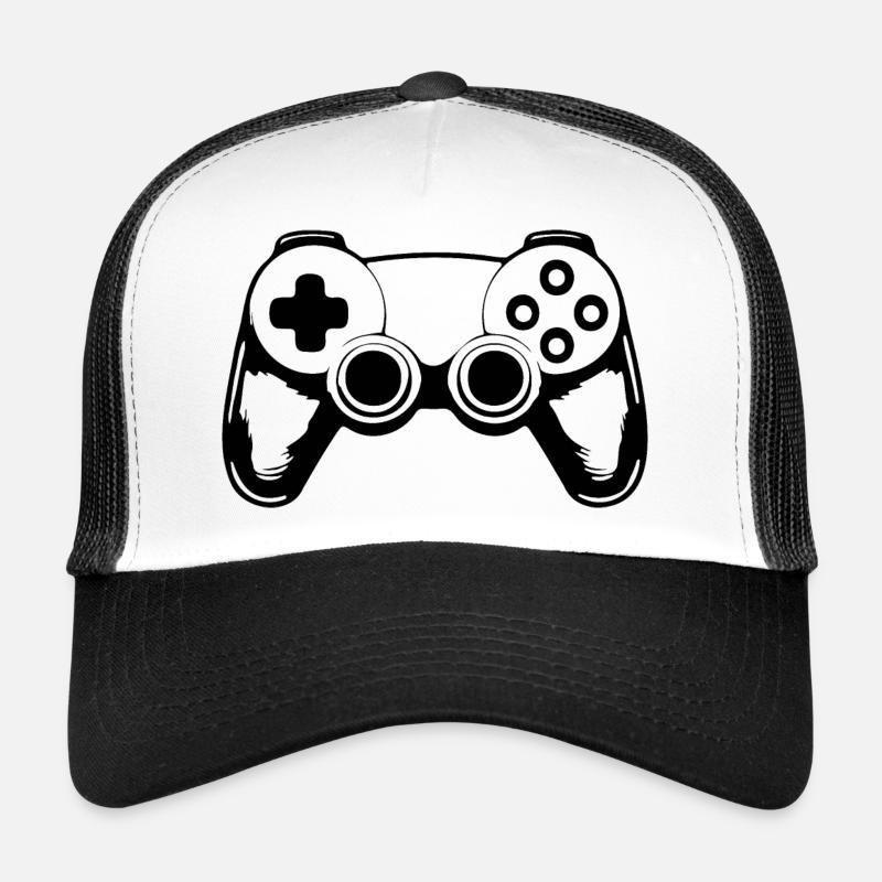 Manette de jeu de jeux vidéo Casquette trucker 